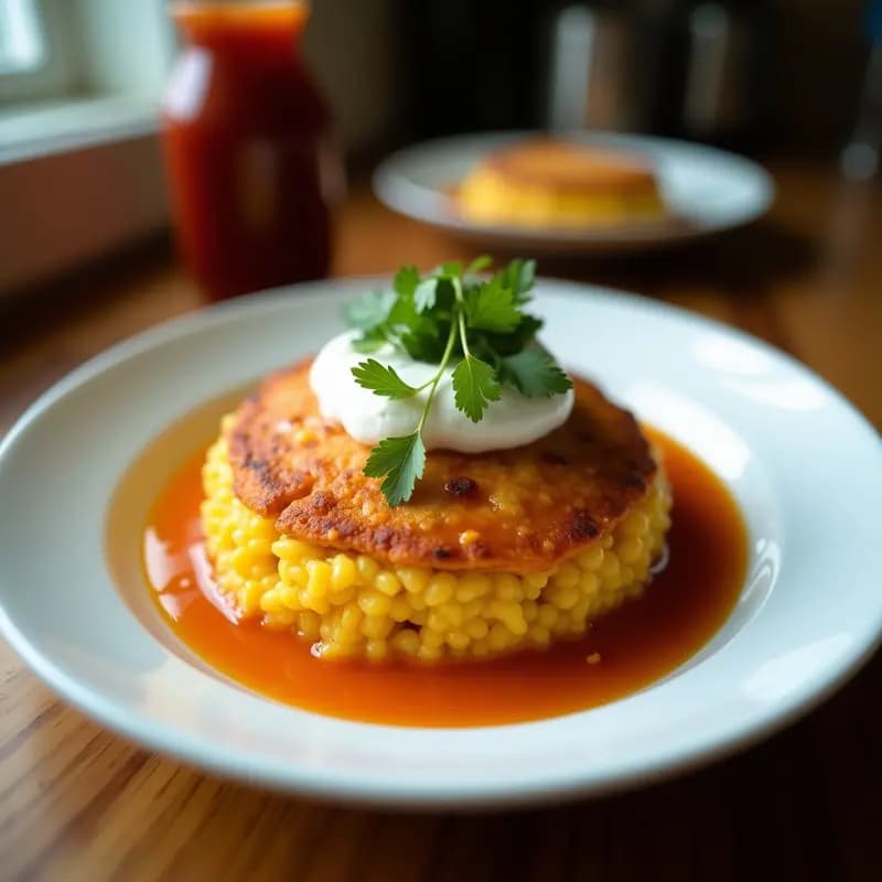 Arepa de Choclo con Queso y Llapingachos: Receta Ecuatoriana de Calle