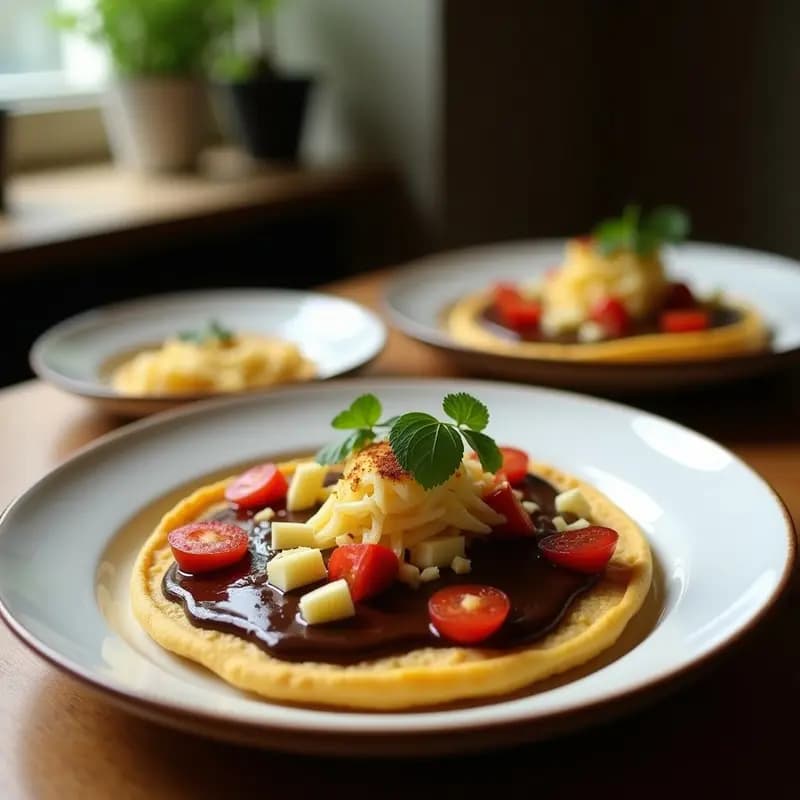 Arepa de Chocolate y Queso Blanco: Desayuno Venezolano Dulce y Salado