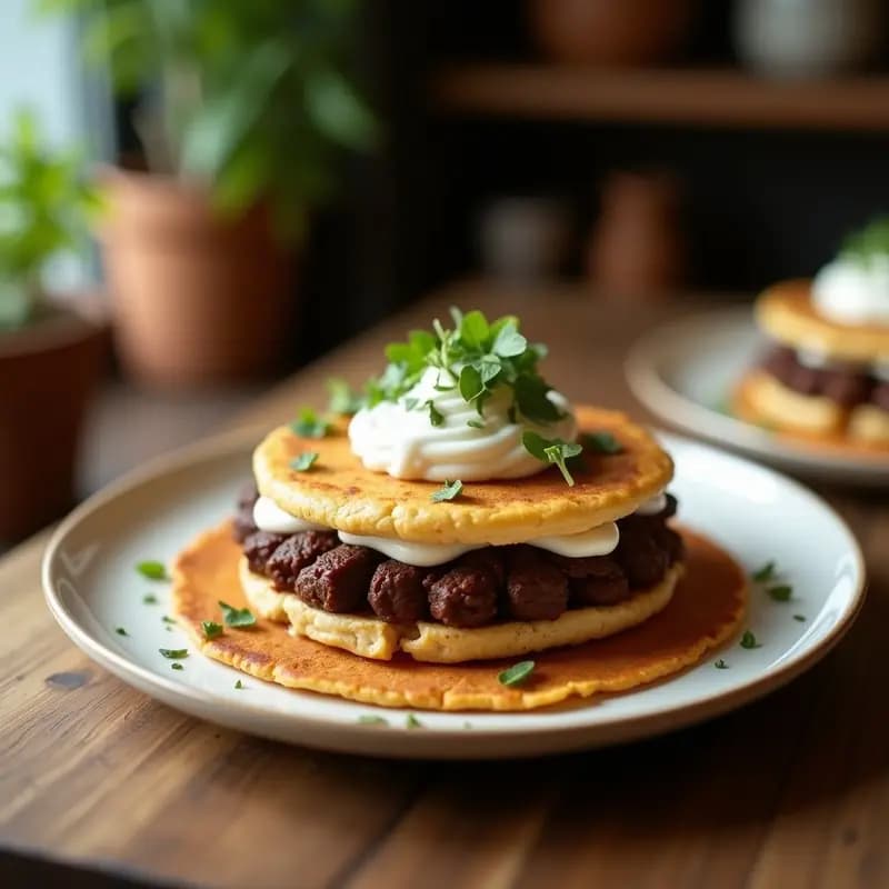 Arepa de Chocolate y Queso Cream Cheese: Postre Venezolano Dulce-Salado en 15 Minutos