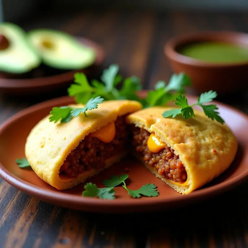Arepa de Chorizo Vegano y Queso de Mandioca: Receta Venezolana Sin Gluten y Sin Lactosa