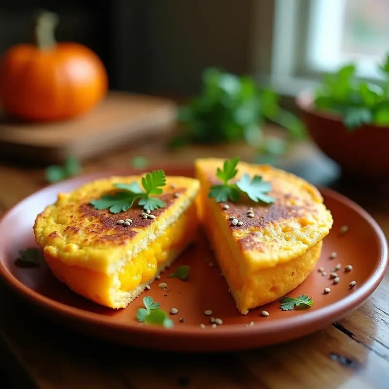 Arepa Colombiana de Queso de Ahuyama y Semillas de Chía: Receta Sin Gluten y Energética