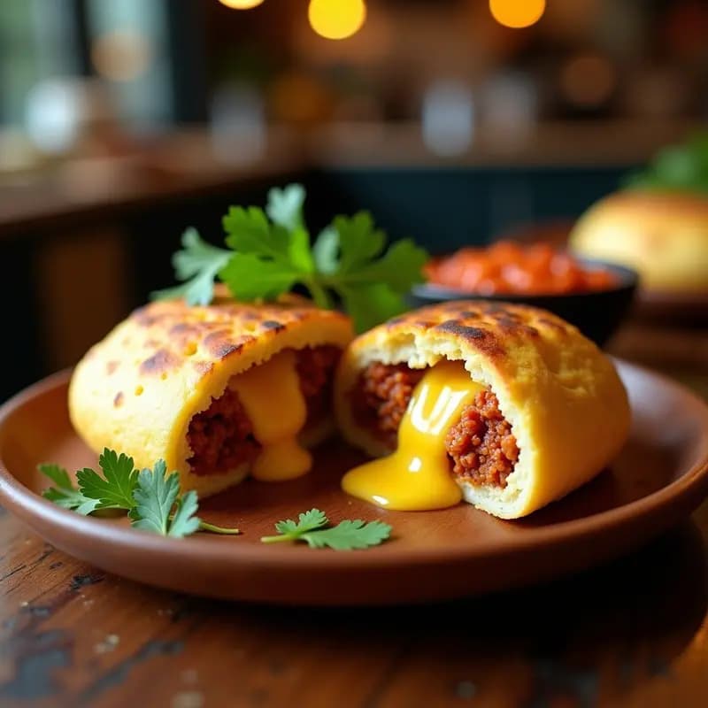 Arepa Colombiana Rellena de Queso de Puta y Chorizo: Receta Street Food en 30 Minutos