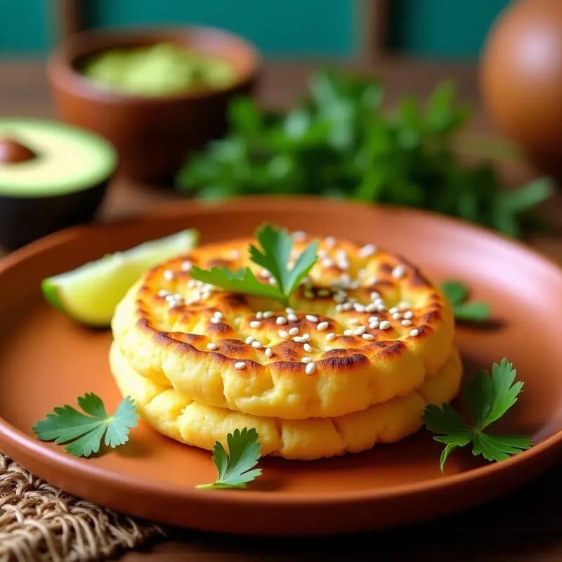 Arepa Dominicana de Yuca y Queso de Cabra: Versión Sin Gluten con Toque Caribeño