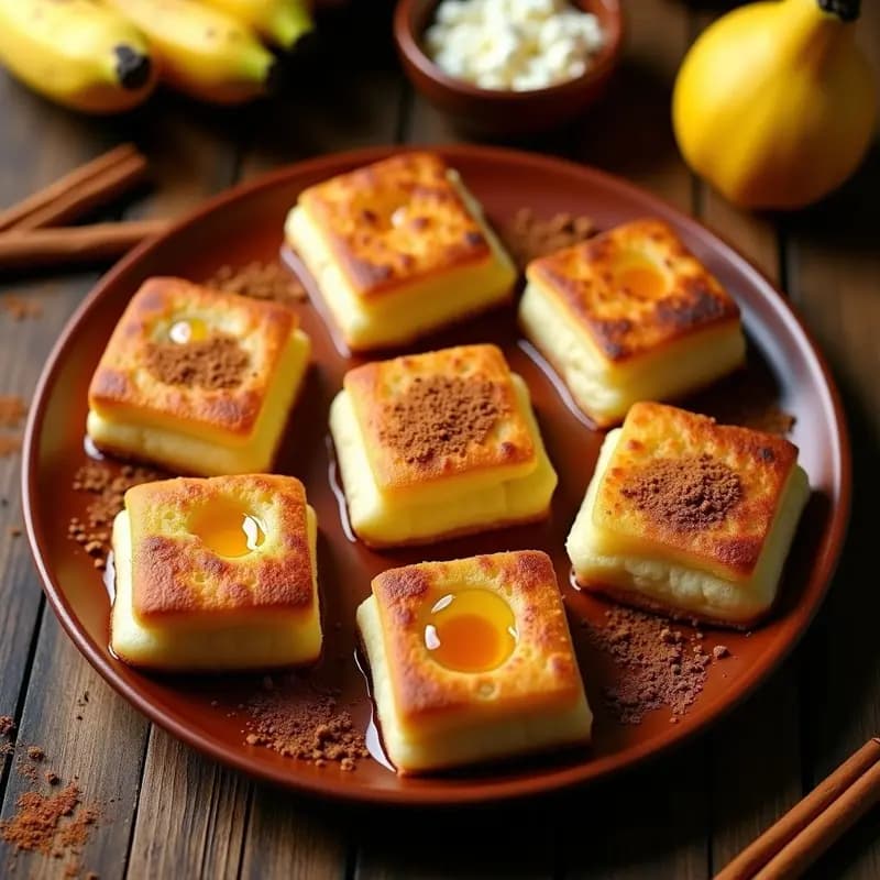 Arepa Dominó de Plátano Maduro y Queso de Cabra: Receta Colombiana Sin Harina