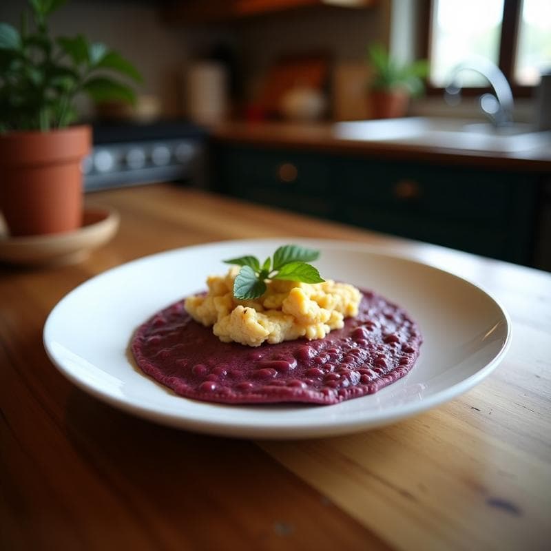 Arepa Dulce de Maíz Morado: Desayuno Colombiano Sin Gluten y Vegano