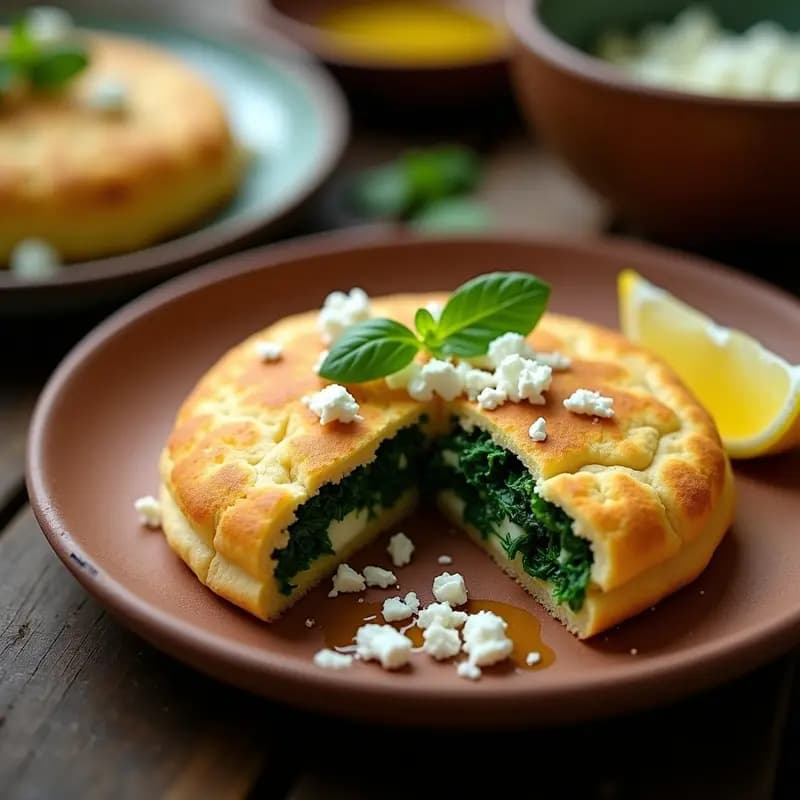 Arepa de Espinacas y Queso Feta: Receta Colombiana Keto y Alta en Proteínas