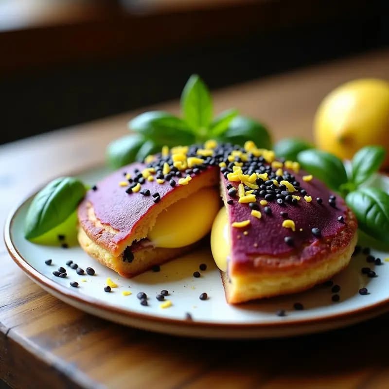 Arepa de Maíz Pigmentado con Queso de Búfala: Receta Colombiana Gourmet en Airfryer