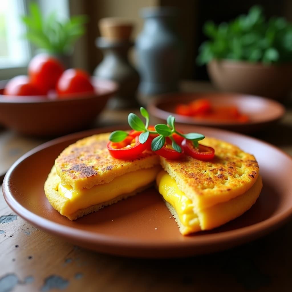 Arepa de Ñame y Queso de Cúrcuma: Desayuno Venezolano Sin Gluten y Antiinflamatorio