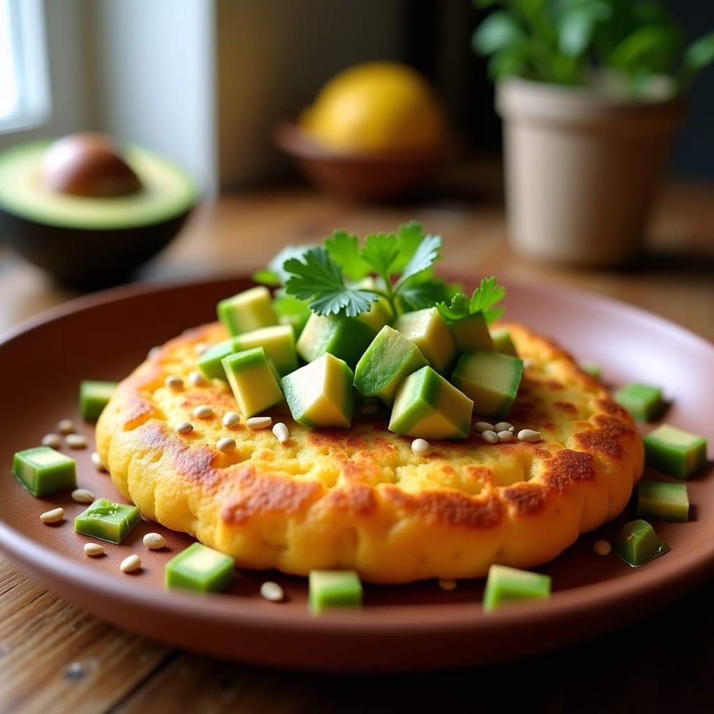 Arepa de Plátano Macho y Semillas de Girasol: Receta Venezolana Vegana en Airfryer