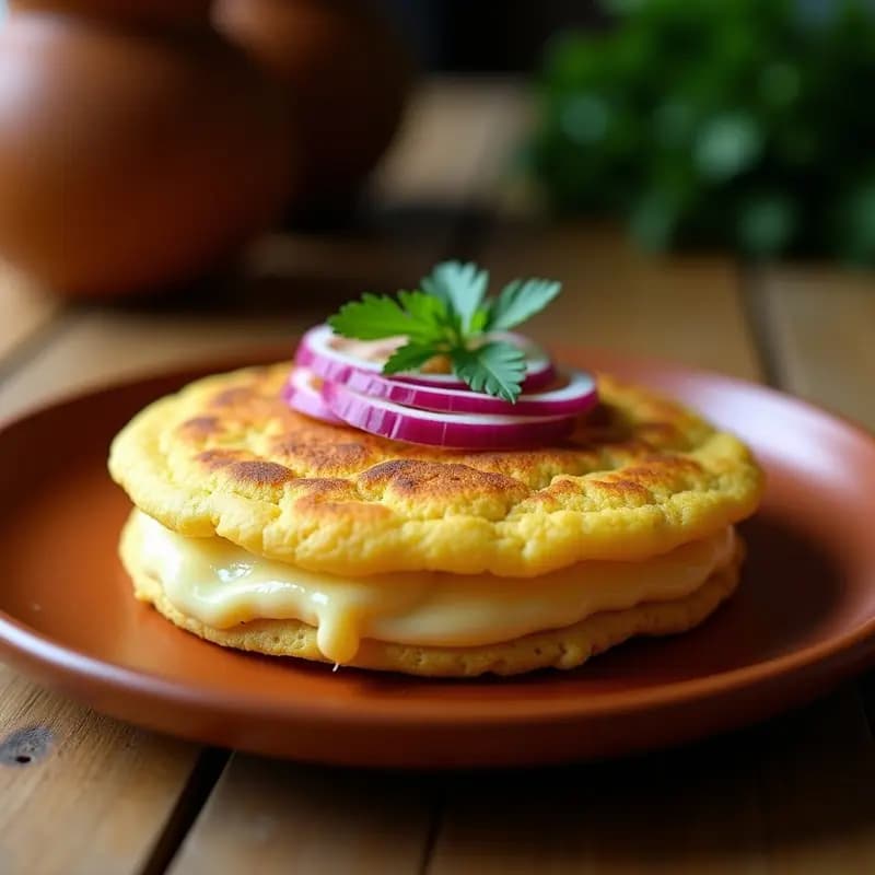 Arepa de Plátano Macho y Queso de Castaña: Receta Colombiana Sin Gluten y Sin Lácteos