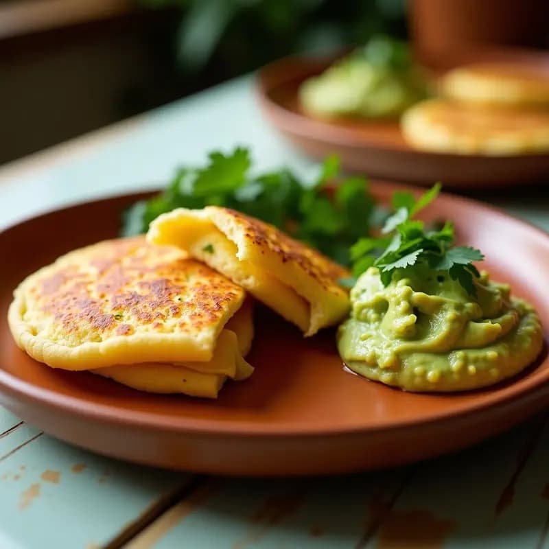 Arepa de Queso Antequerano y Aguacate: Receta Colombiana sin Horno y Crujiente
