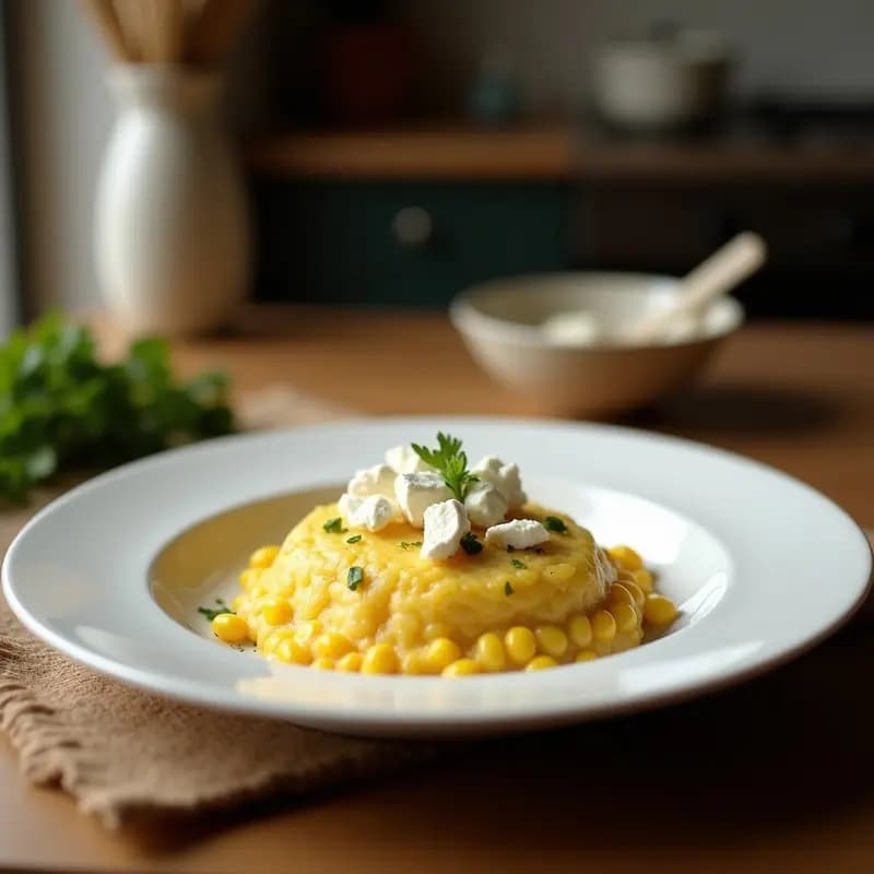 Arepa de Queso de Cabra y Espárragos Blancos: Receta Colombiana Gourmet para Brunch
