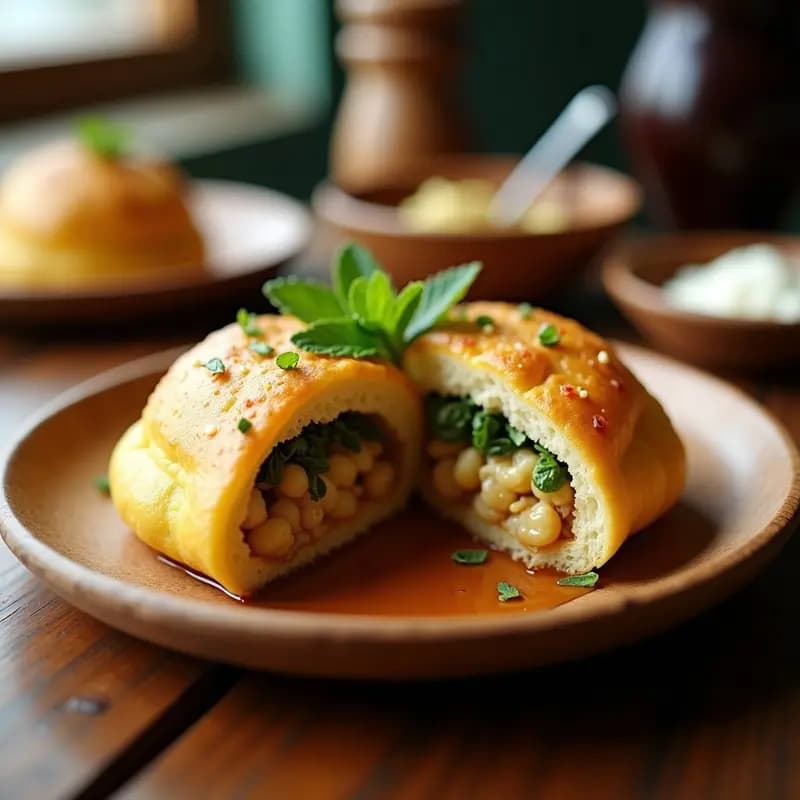 Arepa Rellena de Queso de Cabra y Higuitos: Receta Colombiana Gourmet en Sartén
