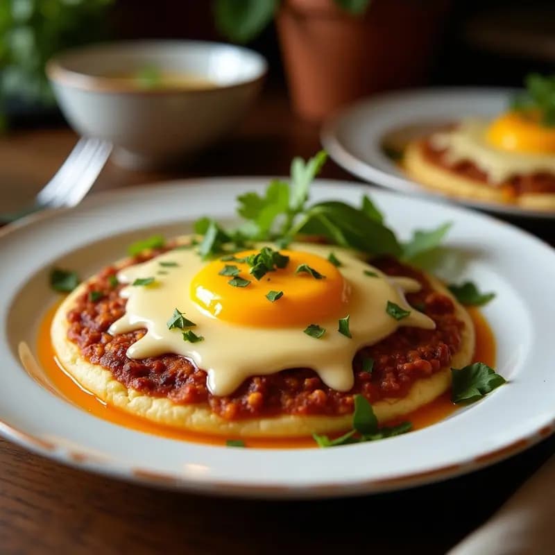 Arepa de Queso Guiés y Plátano Maduro: Desayuno Colombiano Crujiente y Dulce