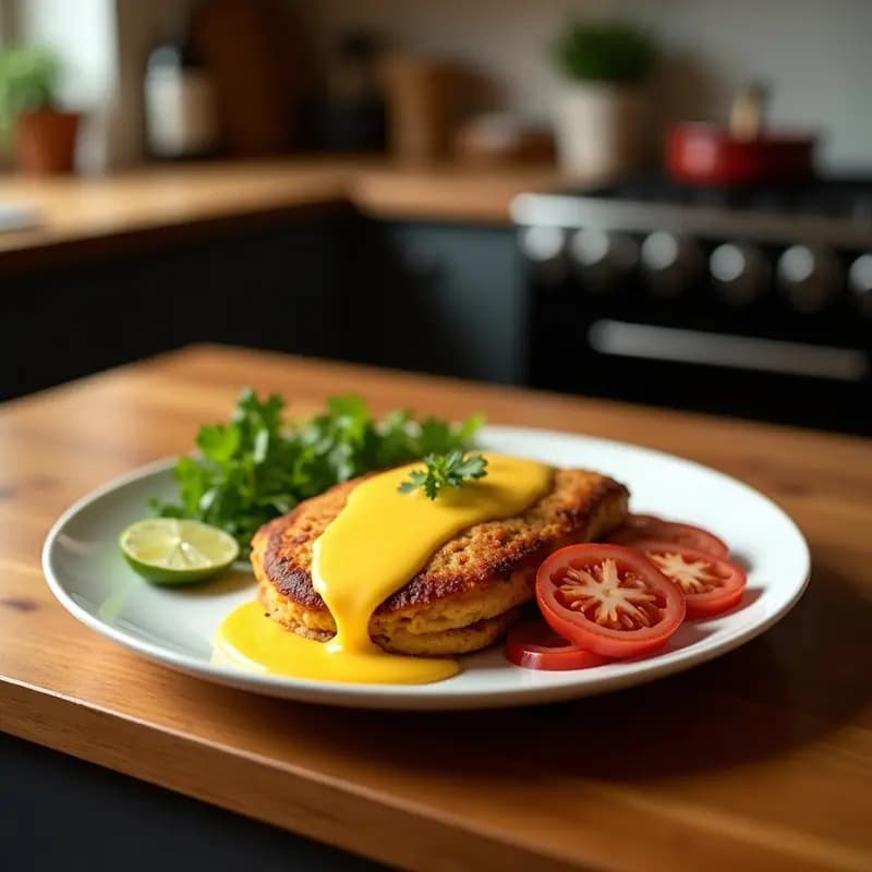 Arepa de Queso de Mano y Pabellón: Desayuno Venezolano Tradicional en Airfryer