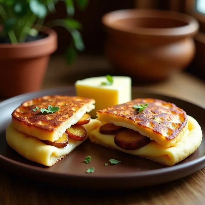 Arepa Venezuelana de Queso de Mano y Plátano Maduro: Receta Tradicional en 20 Minutos