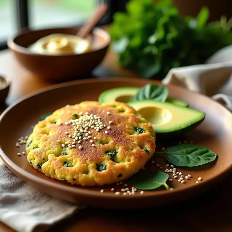 Arepa de Quinoa y Espinacas: Receta Venezolana Sin Harina y Alta en Fibra