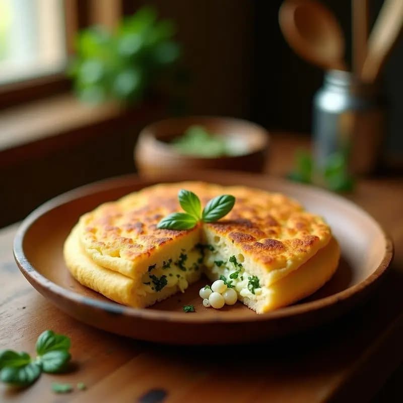 Arepa Rellena de Pabla y Queso de Manos: Receta Colombiana Sin Horno