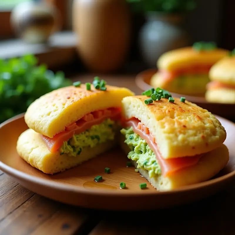 Arepa de Yuca Rellena de Aguacate y Salmón Ahumado: Receta Colombiana Sin Gluten
