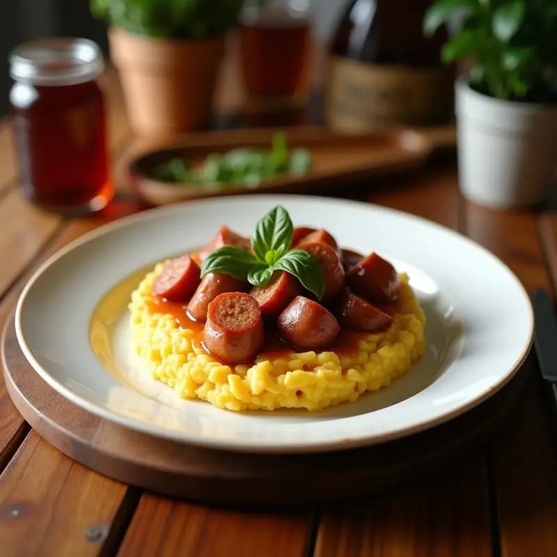 Arepa de Yuca y Chorizo Criollo: Receta Venezolana en Comal para Desayuno o Cena