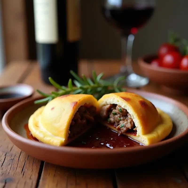 Arepa de Yuca Rellena de Conejo al Vino: Receta Venezolana Gourmet en 30 Minutos