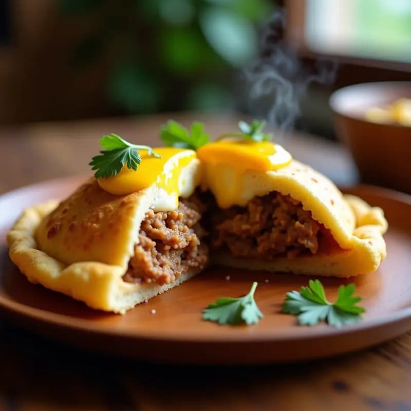 Arepa de Yuca Rellena de Pulled Pork y Queso: Receta Venezolana-Cubana Fusion