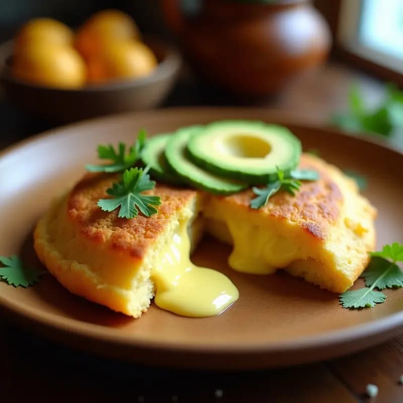 Arepa de Yuca y Queso de Almendras: Receta Venezolana Sin Gluten y Sin Lácteos en Airfryer