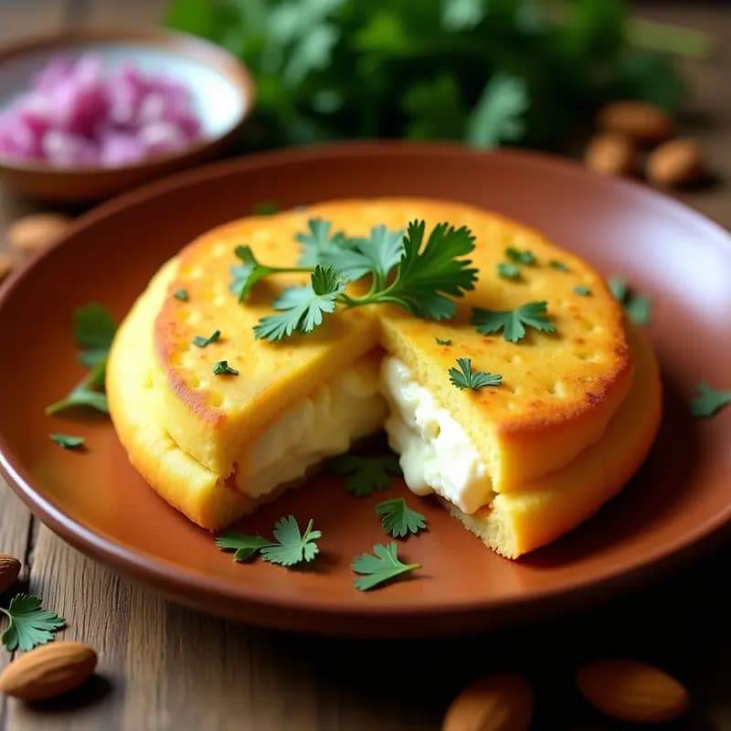 Arepa de Yuca y Queso de Almendras: Desayuno Venezolano Sin Harina y Sin Lactosa