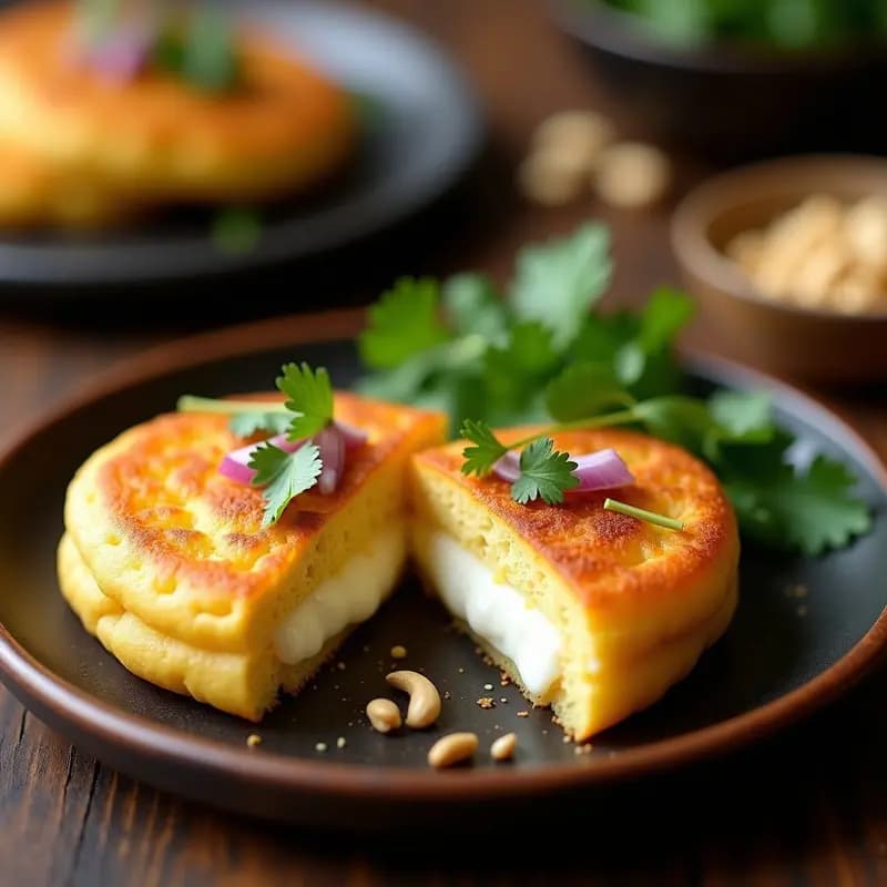 Arepa de Yuca y Queso de Anacardos: Entrante Colombiano Keto en Airfryer