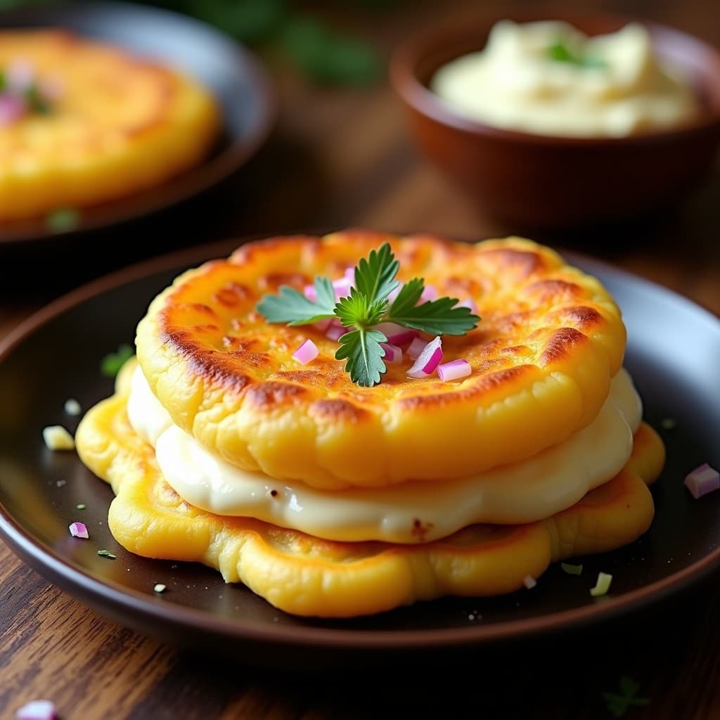 Arepa de Yuca y Queso de Anacardos: Receta Colombiana Sin Lácteos y Sin Horno