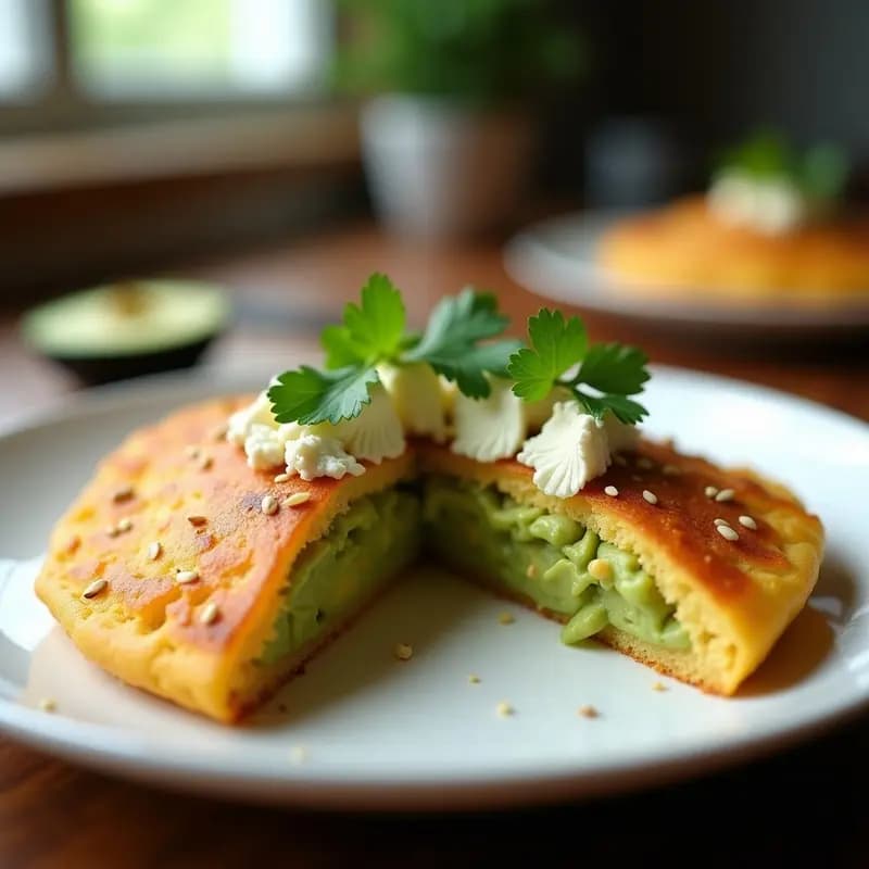 Arepa de Yuca y Queso de Cabra: Receta Venezuelana Sin Gluten con Relleno de Aguacate