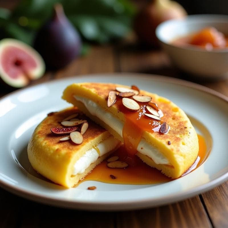 Arepa de Yuca y Queso de Cabra con Compota de Higos: Receta Colombiana-Venezolana Sin Gluten