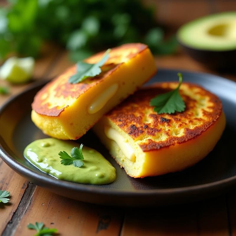 Arepa de Yuca y Queso Guayanés: Receta Vegana Crujiente en Thermomix