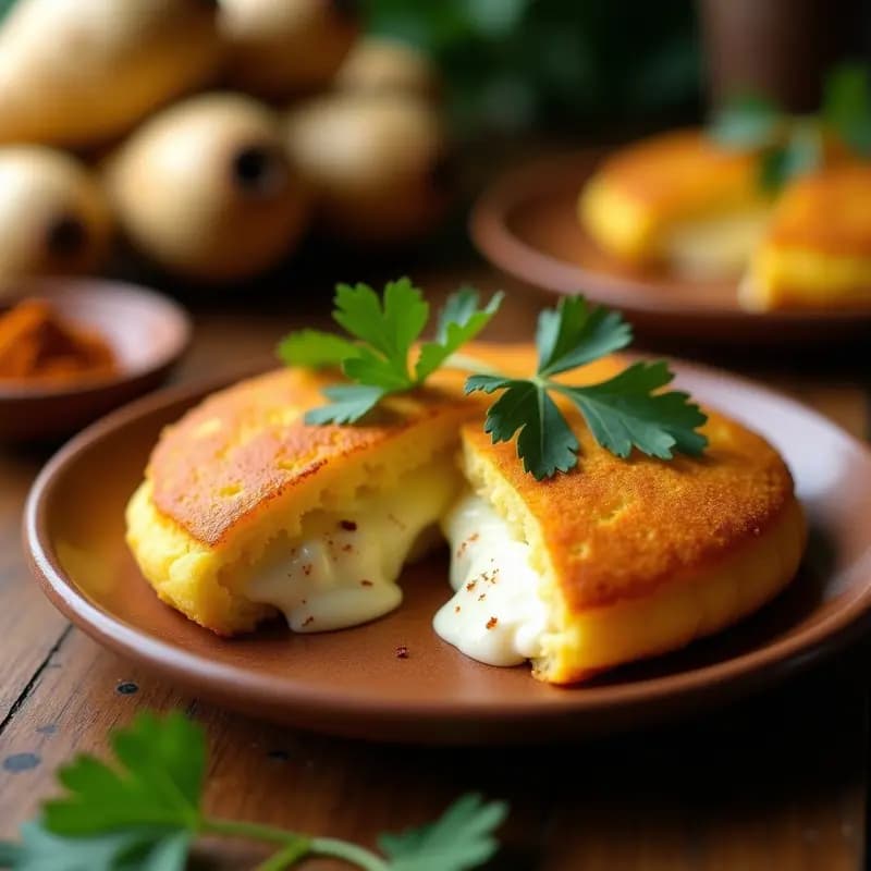 Arepa de Yuca y Queso de Mandioca Rallada: Receta Venezolana Vegana y Sin Lactosa