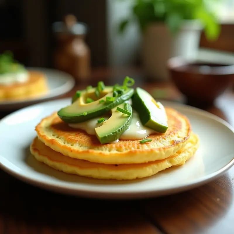 Arepa de Yuca y Queso Mozzarella con Aguacate: Desayuno Colombiano en Airfryer