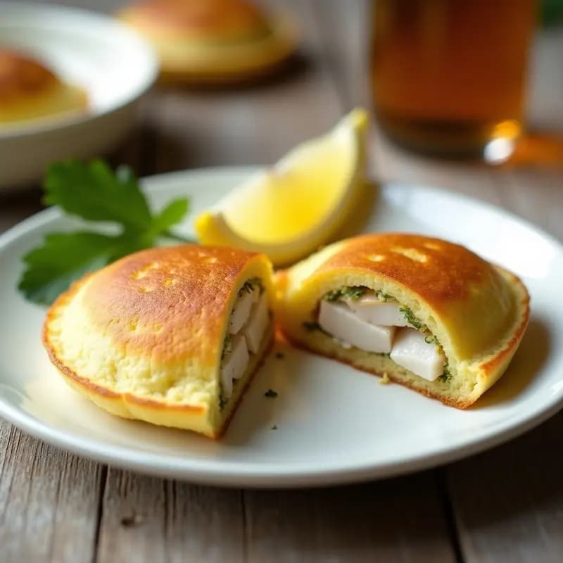 Arepa de Yuca Rellena de Polo a la Plancha: Receta Venezolana Keto en Thermomix