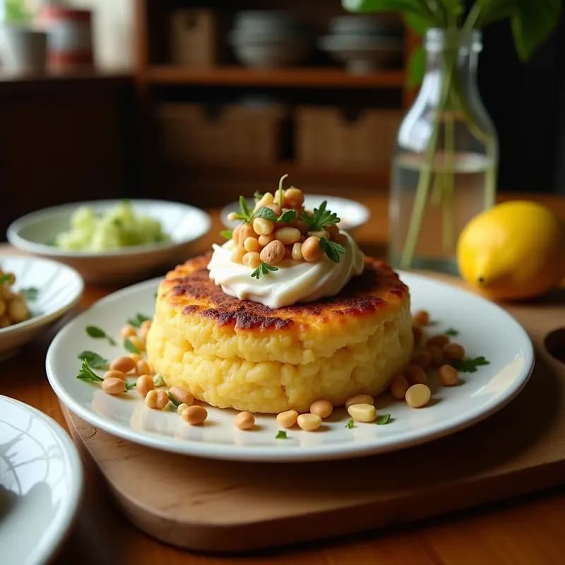 Arepa de Yuca Rellena de Pulpa de Coco y Frutos Secos: Desayuno Colombiano Sin Gluten