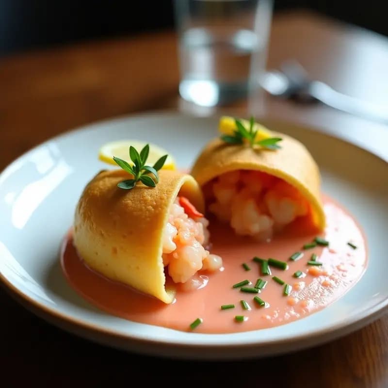 Arepas Rellenas de Bogavante y Salsa Rosa: Receta Colombiana de Lujo en 30 Minutos