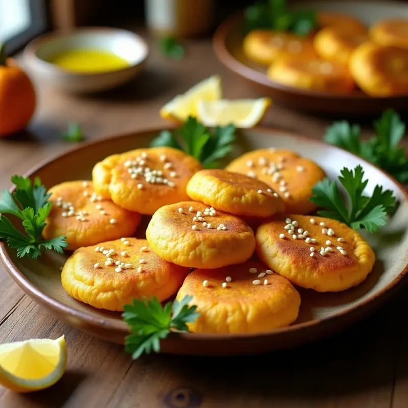 Arepas de Calabaza y Queso Feta: Receta Colombiana Sin Gluten con Toque Griega