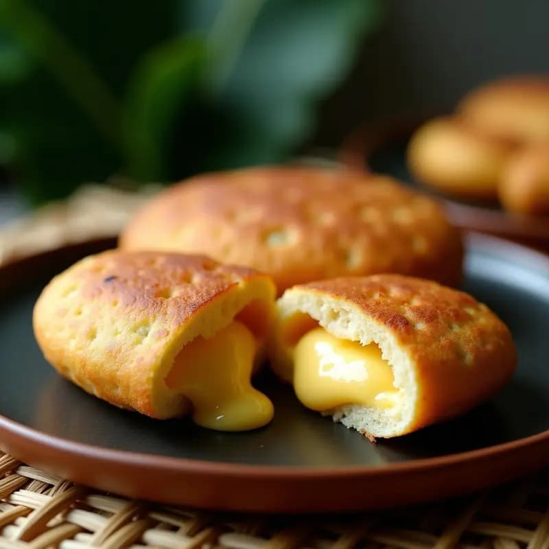 Arepas de Trozo de Carite Rellenas de Queso de Burro: Receta Venezolana de Autor