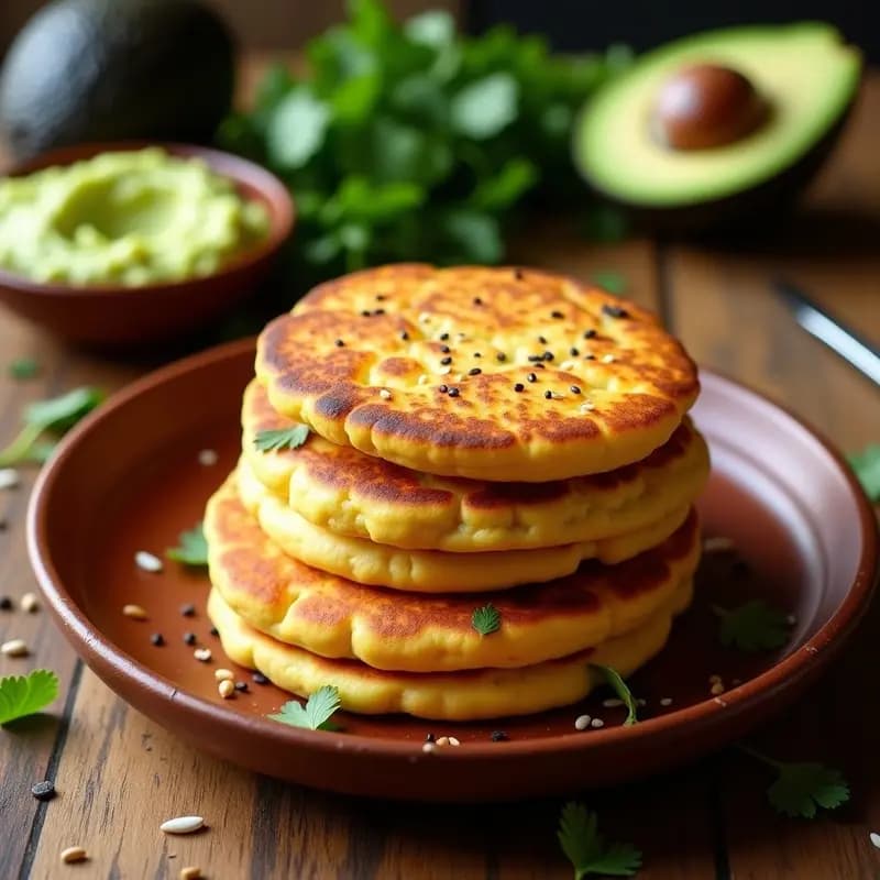 Arepas de Chía y Queso de Anacardo: Desayuno Colombiano Sin Gluten y Keto