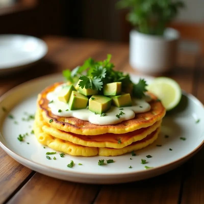 Arepas de Choclo con Queso mozzarella y Aguacate: Receta Venezolana Rápida en Sartén