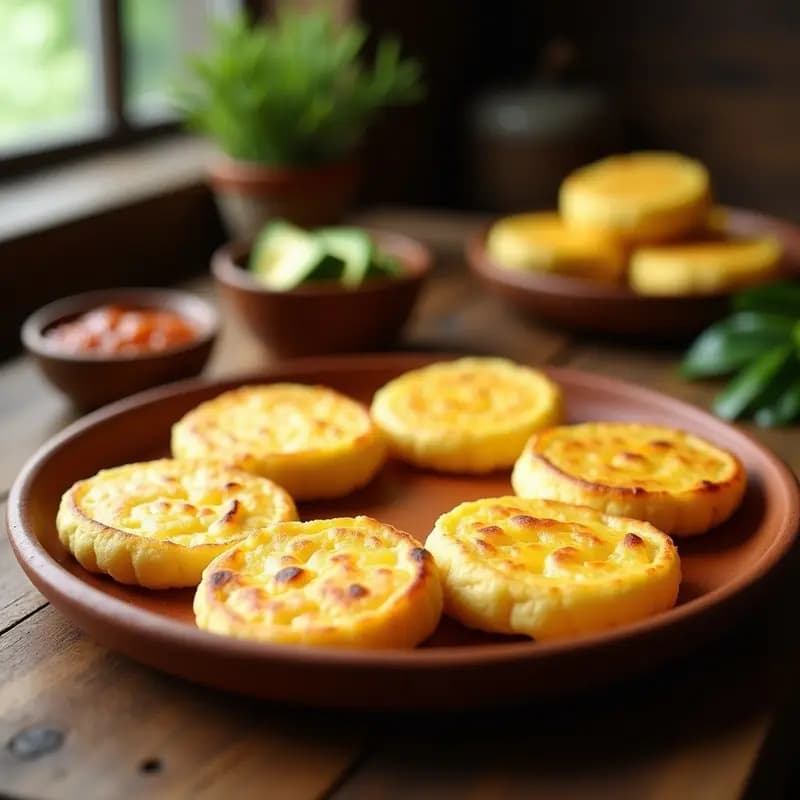 Arepas Colombianas de Chócolo y Queso: Desayuno o Merienda Sin Harina Tradicional