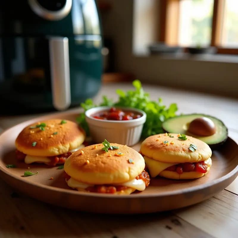 Arepas Colombianas Rellenas de Queso y Chorizo: Receta en Airfryer Sin Aceite
