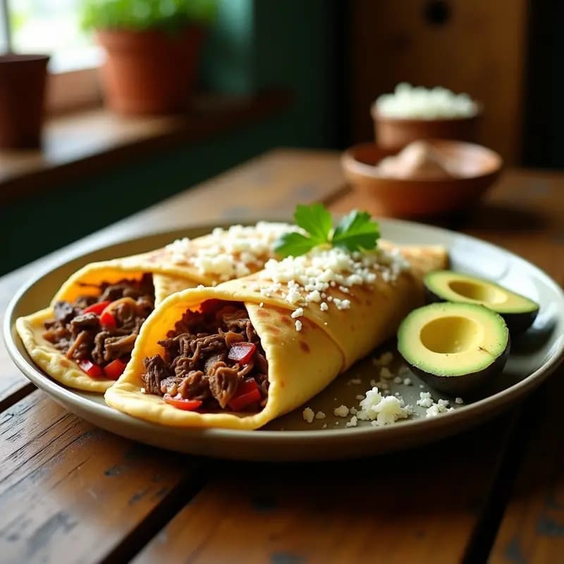 Arepas Rellenas de Desmechada y Queso Blanco: Receta Venezolana Tradicional en Comal