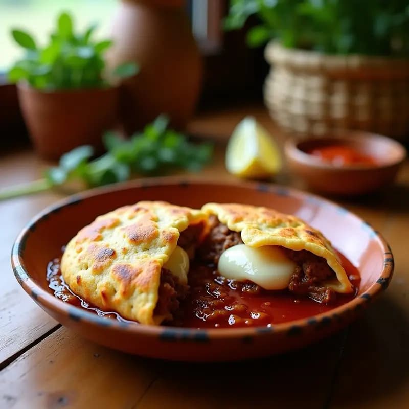 Arepas Rellenas de Desmechada de Res: Receta Colombiana Tradicional en Sartén