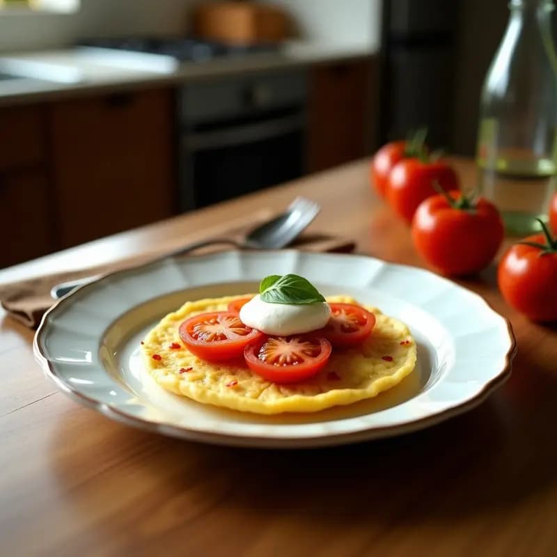Arepas Dominó con Queso Mozzarella y Tomate: Receta Venezolana de 3 Capas
