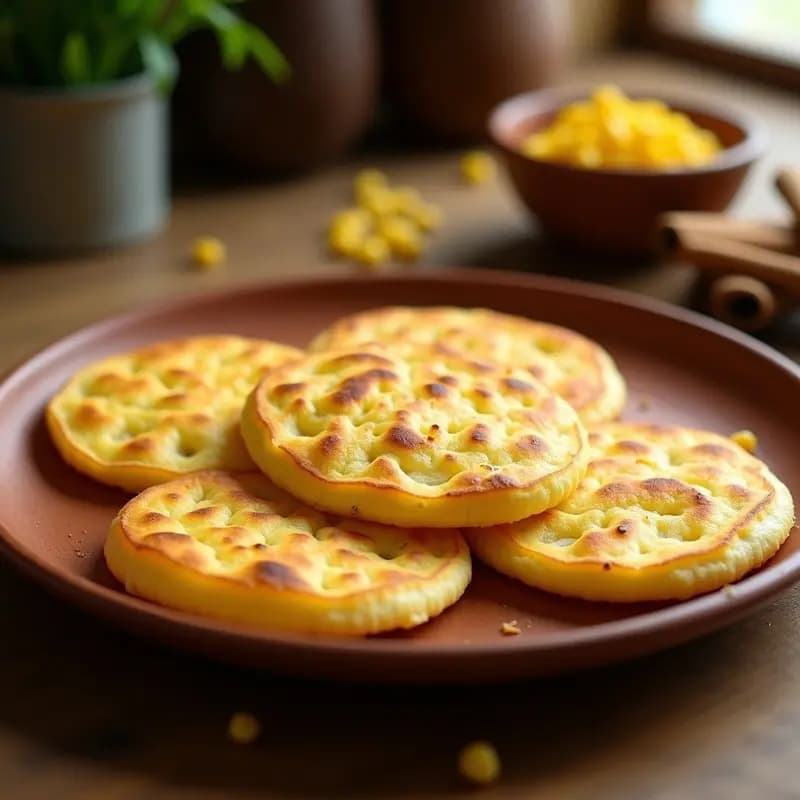 Arepas Sweet de Maíz Dulce y Queso Requesón: Desayuno Venezolano Sin Azúcar Refinada