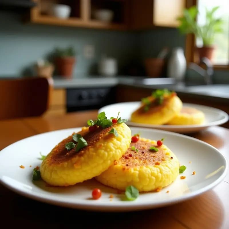 Arepas Dulces de Maíz Blanco y Coco Rallado: Desayuno Venezolano Sin Azúcar