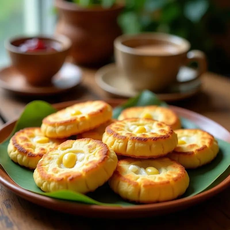 Arepas Dulces de Maíz Tierno y Queso: Receta Colombiana para Desayuno o Merienda